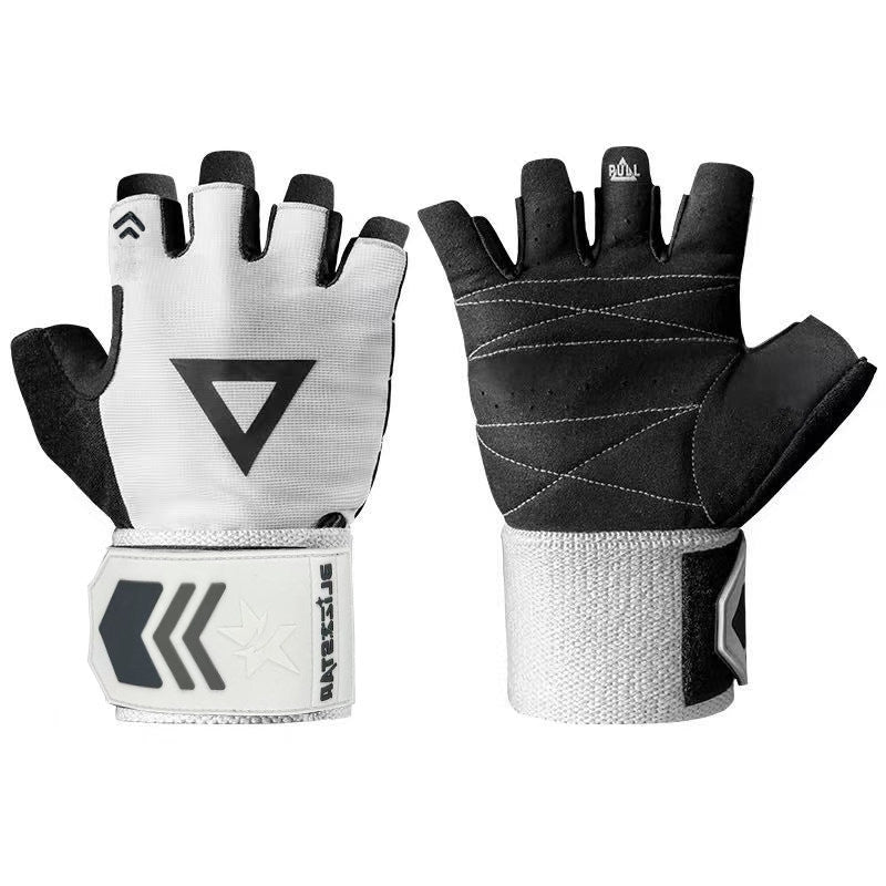 Byrn Weightlifting Gloves with Wrist Wrap Support