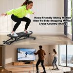 Sliding Ski Simulator With Resistance Bands - Indoor Skiing Fitness Equipment For Home Gym, With Resistance Bands & Non-Slip Base, Full-Body Cardio Training Machine For Core, Leg & Arm Workout 3