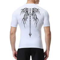 Graphic Compression Shirts for Men Short Sleeve Rash Guard Gym Workout Tshirt Tees Athletic Quick Dry Baselayer Undershirts Tops thumbnail 6