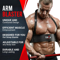 DEFY Arm Blaster for Biceps and Triceps Adjustable Curl Support with Durable 7Mm Aluminum Plate and Neck Pad for Strength Training Bodybuilding Isolator Curl Machine thumbnail 8
