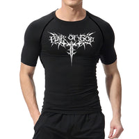 Graphic Compression Shirts for Men Short Sleeve Rash Guard Gym Workout Tshirt Tees Athletic Quick Dry Baselayer Undershirts Tops thumbnail 3