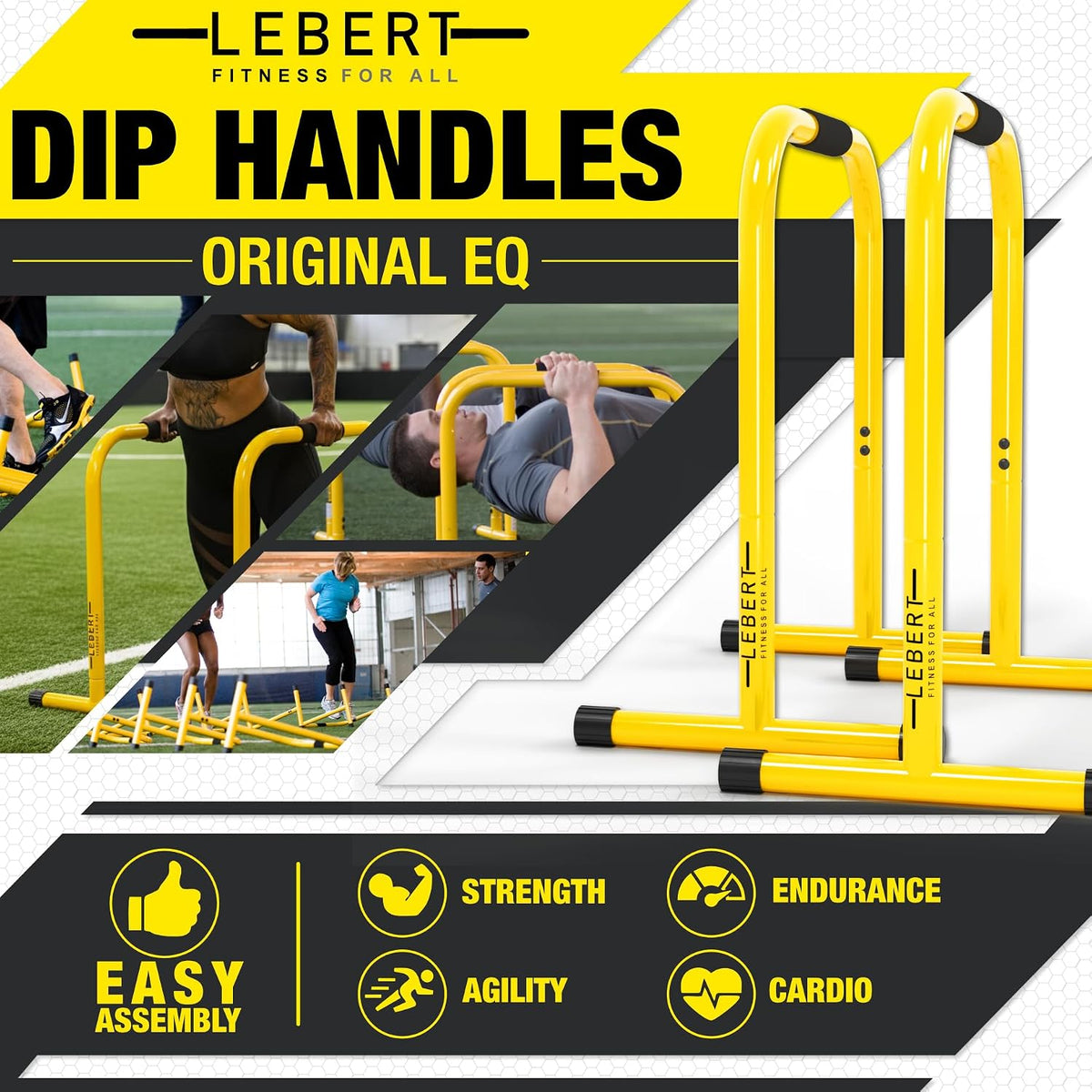 Lebert Equalizer Total Body Strengthener Dip Station Standard & XL