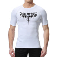 Graphic Compression Shirts for Men Short Sleeve Rash Guard Gym Workout Tshirt Tees Athletic Quick Dry Baselayer Undershirts Tops thumbnail 5