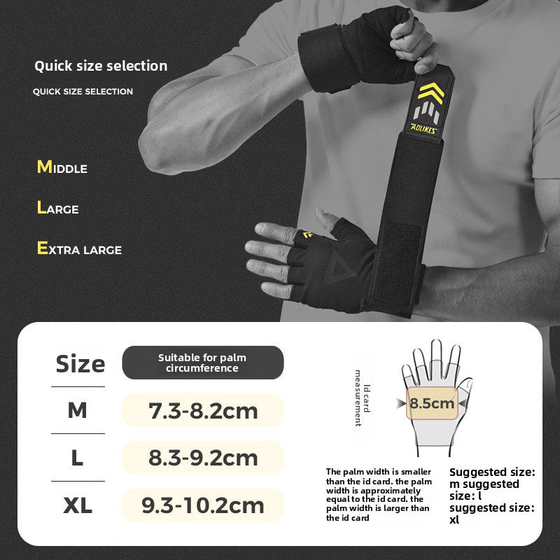 Byrn Weightlifting Gloves with Wrist Wrap Support