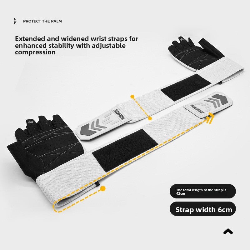 Byrn Weightlifting Gloves with Wrist Wrap Support