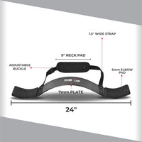 DEFY Arm Blaster for Biceps and Triceps Adjustable Curl Support with Durable 7Mm Aluminum Plate and Neck Pad for Strength Training Bodybuilding Isolator Curl Machine thumbnail 5