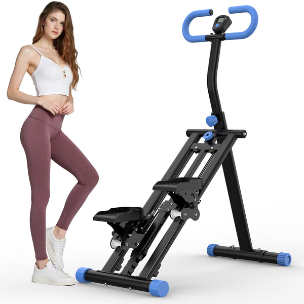 Vertical Climber — Stair Stepper with Resistance Bands