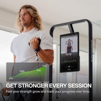 Gym Monster Smart Home Gym, Multifunctional Strength Training Machine, Smith Machine Power Cage Workout Station, Squat Rack Cable Machine, Full Body Fitness Equipment for Home Workout thumbnail 2