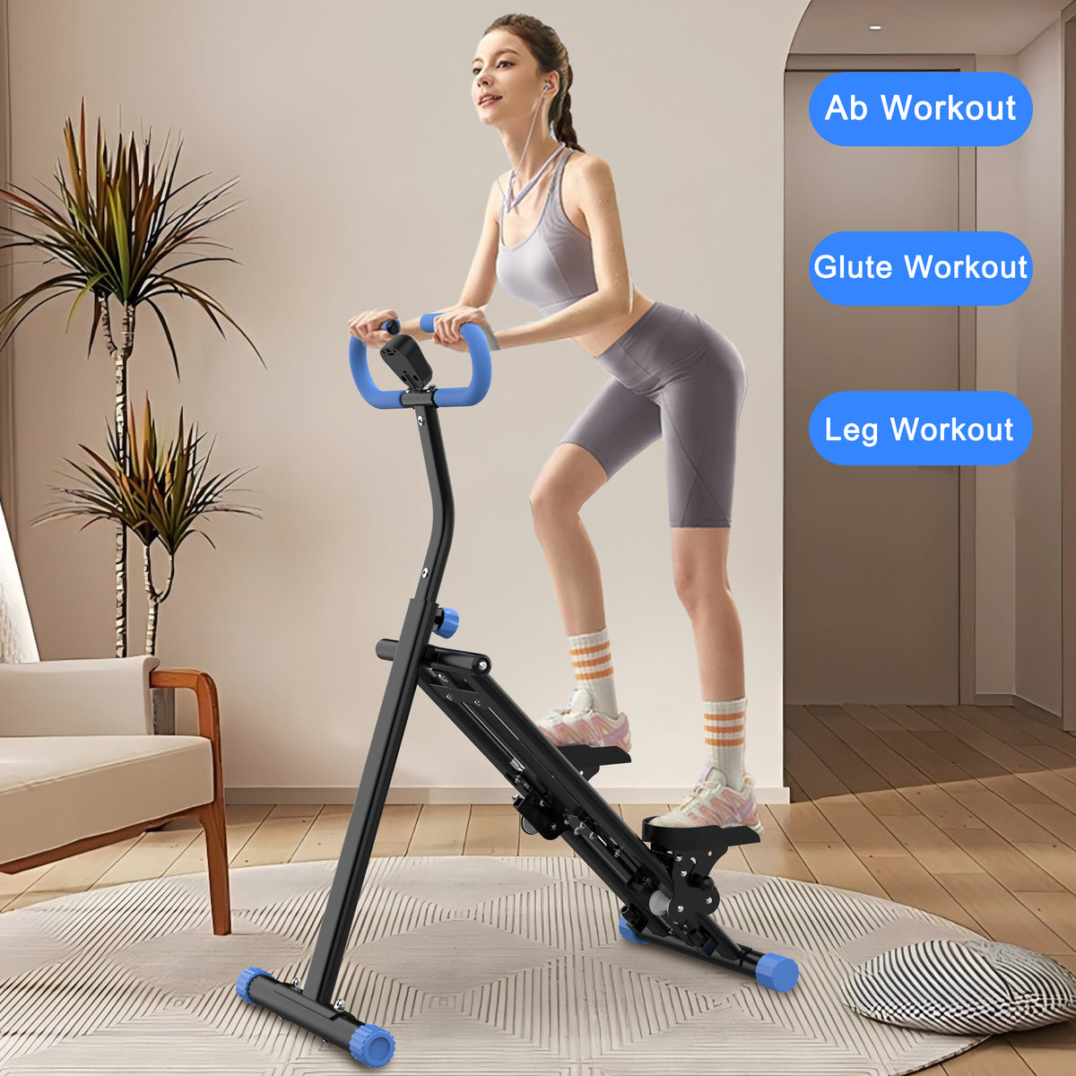 Vertical Climber — Stair Stepper with Resistance Bands