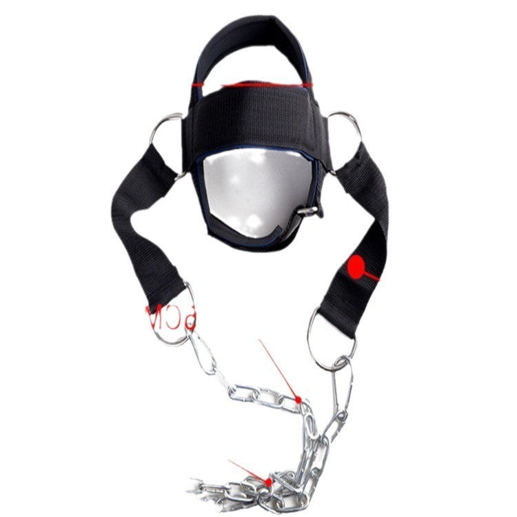 neck/head harness for weighted resistance training