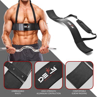 DEFY Arm Blaster for Biceps and Triceps Adjustable Curl Support with Durable 7Mm Aluminum Plate and Neck Pad for Strength Training Bodybuilding Isolator Curl Machine thumbnail 3
