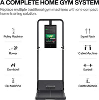 Gym Monster Smart Home Gym, Multifunctional Strength Training Machine, Smith Machine Power Cage Workout Station, Squat Rack Cable Machine, Full Body Fitness Equipment for Home Workout thumbnail 7