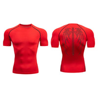 Graphic Compression Shirts for Men Short Sleeve Rash Guard Gym Workout Tshirt Tees Athletic Quick Dry Baselayer Undershirts Tops thumbnail 16