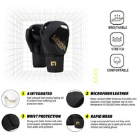 Adult Professional 12Oz Boxing Training Gloves Boxing Gloves Muay Thai Sanda Fighting Gloves for Men and Women Lekaro Boy Gift thumbnail 7