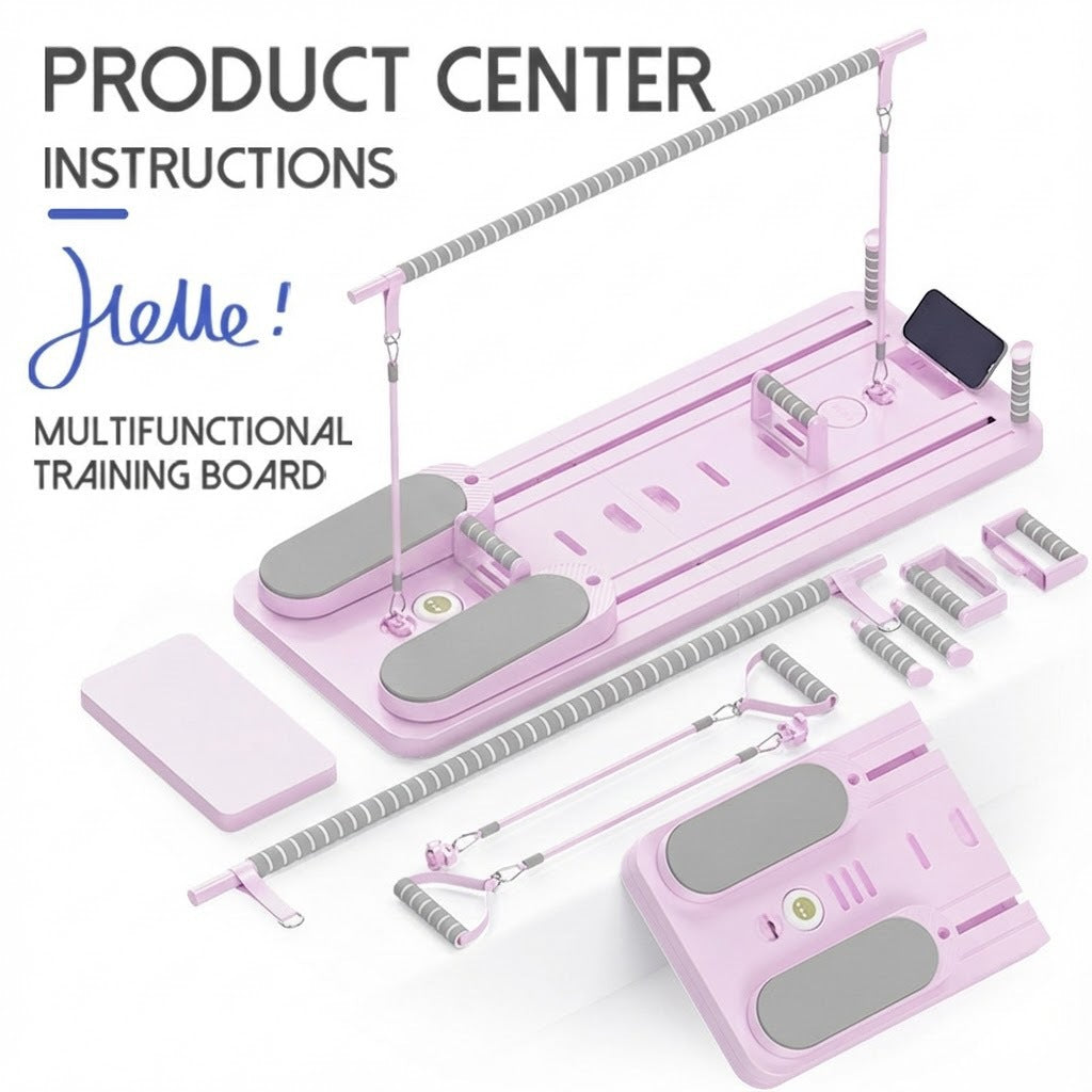 Foldable Pilates Board — 4-in-1 Core & Full Body Trainer