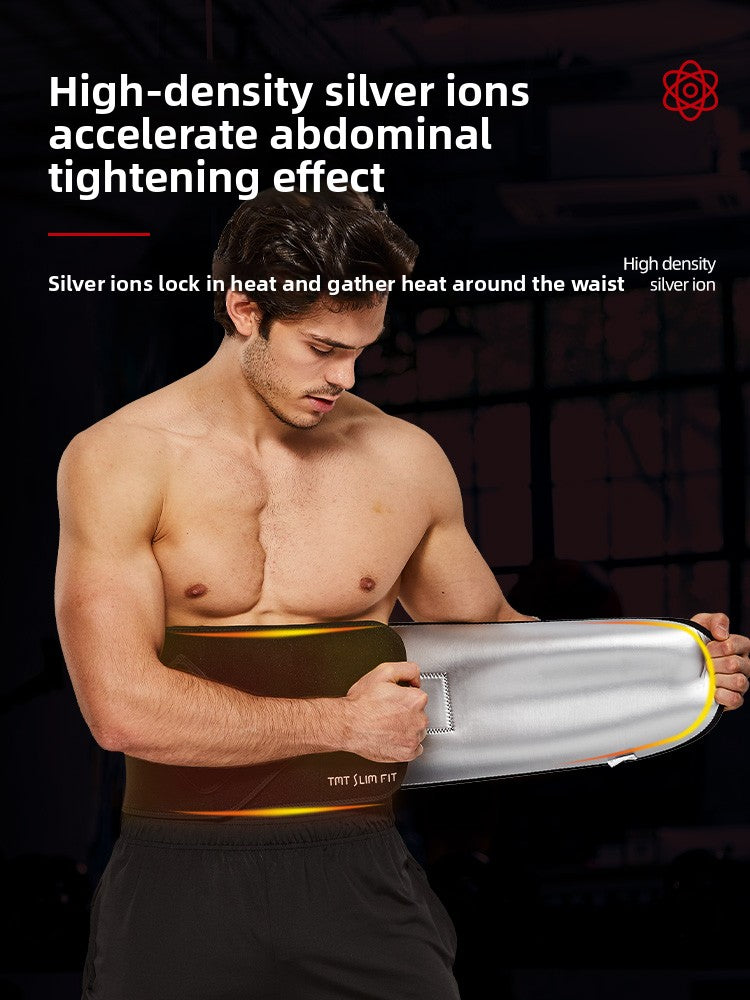 Sweat Belt — Silver-Ion Waist Trainer for Workouts